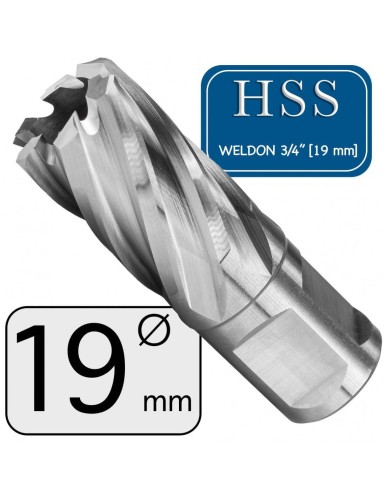 FI 19 x 30 mm Frez Trepanacyjny HSS