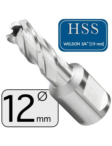 FI 12 x 30 mm Frez Trepanacyjny HSS