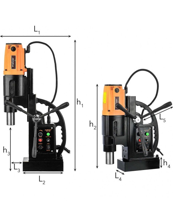 Wiertarka Magnetyczna MV - 38T Zestaw 1