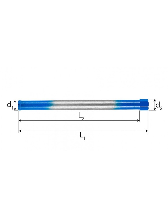 Fi 10 x 450 mm Wiertło Diamentowe 1.1/4"