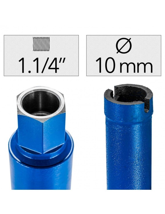 Fi 10 x 450 mm Wiertło Diamentowe 1.1/4"