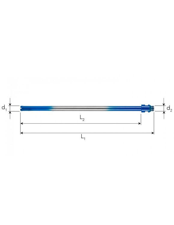 Fi 35 x 450 mm Wiertło Diamentowe 1/2"