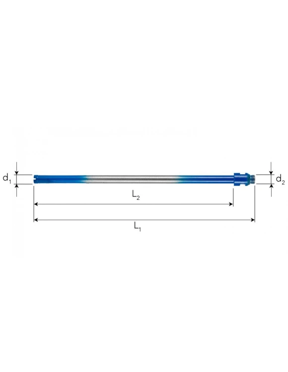 Fi 14 x 450 mm Wiertło Diamentowe 1/2"