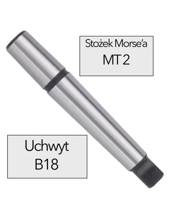 Trzpień do uchwytu wiertarskiego MK2 B18