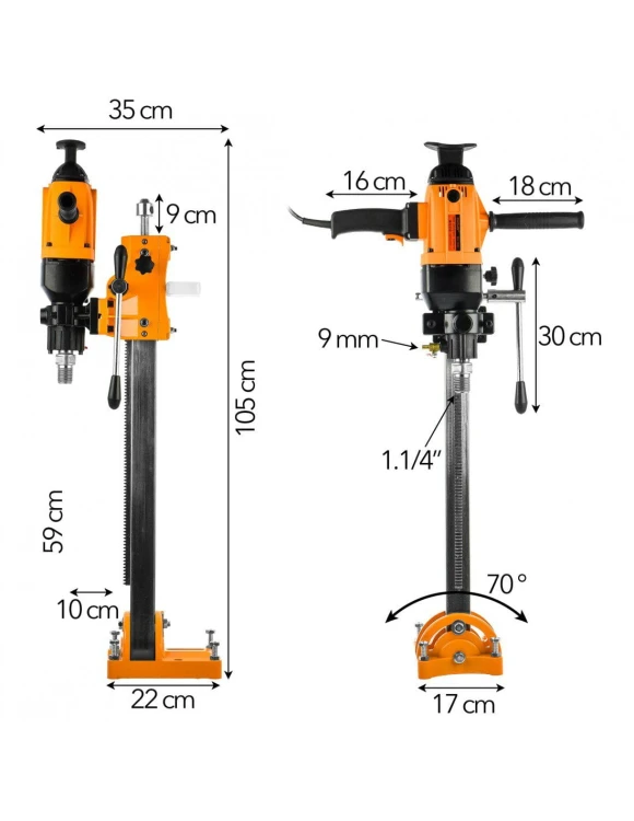 Wiertnica do betonu MV - 155C